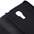 Чехол кожаный горизонтальный с карманом для банковских карт для Samsung Galaxy S IV mini / i9190 - черный