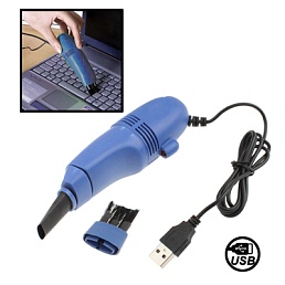 Пылесос для клавиатуры (USB, синий)