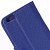Чехол кожаный текстурированный с отделениями для банковских карт и денег для iPhone 6 Plus (синий)