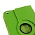 Чехол кожаный с поворачивающимся держателем для Samsung Galaxy Tab 3 (8.0) / T3110 / T3100 - зеленый