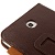 Чехол кожаный с держателем для Samsung Galaxy Tab 3 (7.0) / P3200 - коричневый