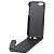 Чехол кожаный вертикальный для iPhone 6 (черный)