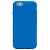 Бампер полиуретановый c сенсорной защитой экрана для iPhone 6 (голубой)