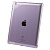 Чехол прозрачный пластиковый для корпуса iPad 3, New (фиолетовый)