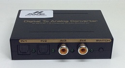 Аудио переключатель с декодером AVE ADSW 4x1