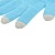 Перчатки для работы с сенсорными экранами в холодную погоду (голубые)