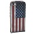 Чехол кожаный вертикальный ретро с американским флагом для iPhone 5/5S