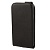 Чехол кожаный одноцветный вертикальный для Samsung Galaxy S IV / i9500 - черный