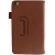 Чехол кожаный с местами для банковских карт, Touch Pen и ремешком для Samsung Galaxy Tab 3 (8.0) / T3110 / T3100 - коричневый
