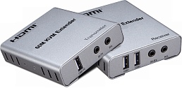 Удлинитель AVE HDEX KVM 60 (1080P, USB 1.1, iR, Audio)