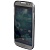 Чехол силиконовый c полупрозрачной крышкой для Samsung Galaxy S IV / i9500 - серый