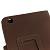 Чехол кожаный с держателем для Samsung Galaxy Tab 3 (8.0) / T3110 / T3100 - коричневый