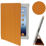 Чехол Smart Cover с текстурированной крышкой и усиленной защитой корпуса для iPad 2,3,New,4 (оранжевый)