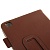 Чехол кожаный с местами для банковских карт, Touch Pen и ремешком для Samsung Galaxy Tab 3 (8.0) / T3110 / T3100 - коричневый