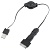 Кабель-рулетка USB - mini USB, micro USB, 30 pin  iPhone / iPad /iPod  - подходит для большинства мобильных устройств, фото и т.д. черный