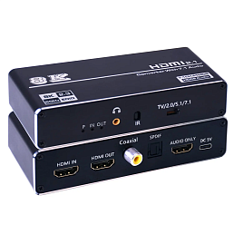 Конвертер AVE HDC-43 (HDMI 8K@60Hz 4:4:4 в HDMI + HDMI Audio 7.1 Atmos)