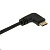 Кабель - адаптер Mini HDMI M 90 градусов - HDMI F (16см)