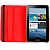 Чехол кожаный с поворачивающимся держателем для Samsung Galaxy Tab 3 (8.0) / T3110 / T3100 - красный