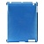 Чехол прозрачный пластиковый для корпуса iPad 3, New (синий)
