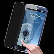 Защитное стекло (вместо пленки) для экрана и кнопки Samsung Galaxy S III / i9300