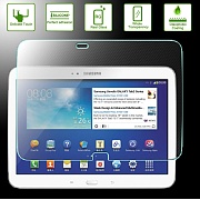 Защитное стекло (вместо пленки) для экрана, ультратонкое 0.3мм, ударопрочное, закаленное  для Samsung Galaxy Tab 3 (10.1) / P5200