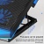 Подставка для ноутбука, 5 вентиляторов с регулировкой скорости, синяя подсветка