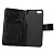 Чехол из кожаный с отделениями для банковских карт для iPhone 5/5S (черный)