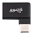 Адаптер Type-C / USB-C Male to USB 3.0 Female 90 градусов