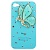 Чехол защита корпуса инкрустированный кристаллами "Цветочная фея" для iPhone 4/4S
