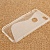 Бампер полиуретановый с защитой задней крышки для iPhone 6 Plus (полупрозрачный)