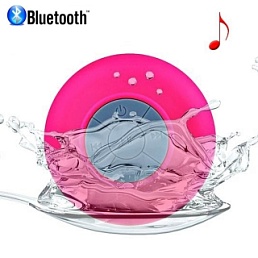 Колонка беспроводная для ванной AVE BTS-06 BathBeats (розовая)