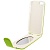 Чехол кожаный вертикальный с зеркалом для iPhone 5/5S (зеленый)