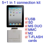 Адаптер Camera connection kit 5 в 1. USB & SD, MS DUO, MMC, M2, T-Flash