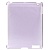 Чехол прозрачный пластиковый для корпуса iPad 3, New (фиолетовый)