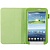 Чехол кожаный с держателем для Samsung Galaxy Tab 3 (7.0) / P3200 - зеленый