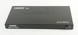 Разветвитель (splitter) HDMI - AVE HDSP1x8 EXTRA (1 вход х 8 выходов, 4К 60Гц, HDR, YUV 4:4:4, 18Gbps)