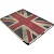 Чехол кожаный Ретро с Британским флагом, поворотный на 360 градусов с отделениями для банковских карт для iPad 2,3,New