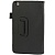 Чехол кожаный с местами для банковских карт, Touch Pen и ремешком для Samsung Galaxy Tab 3 (8.0) / T3110 / T3100 - черный